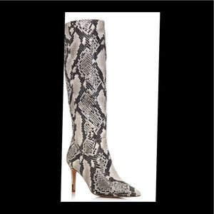 Aqua Brand Animal Print Knee Boots